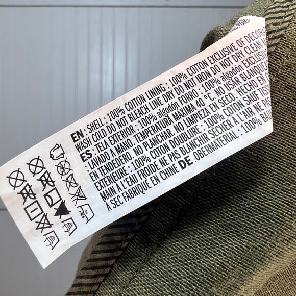 Forever 21 Patch Army Jacket Cargo Long Trenchcoat Pockets Patches Paris - Picture 7 of 9